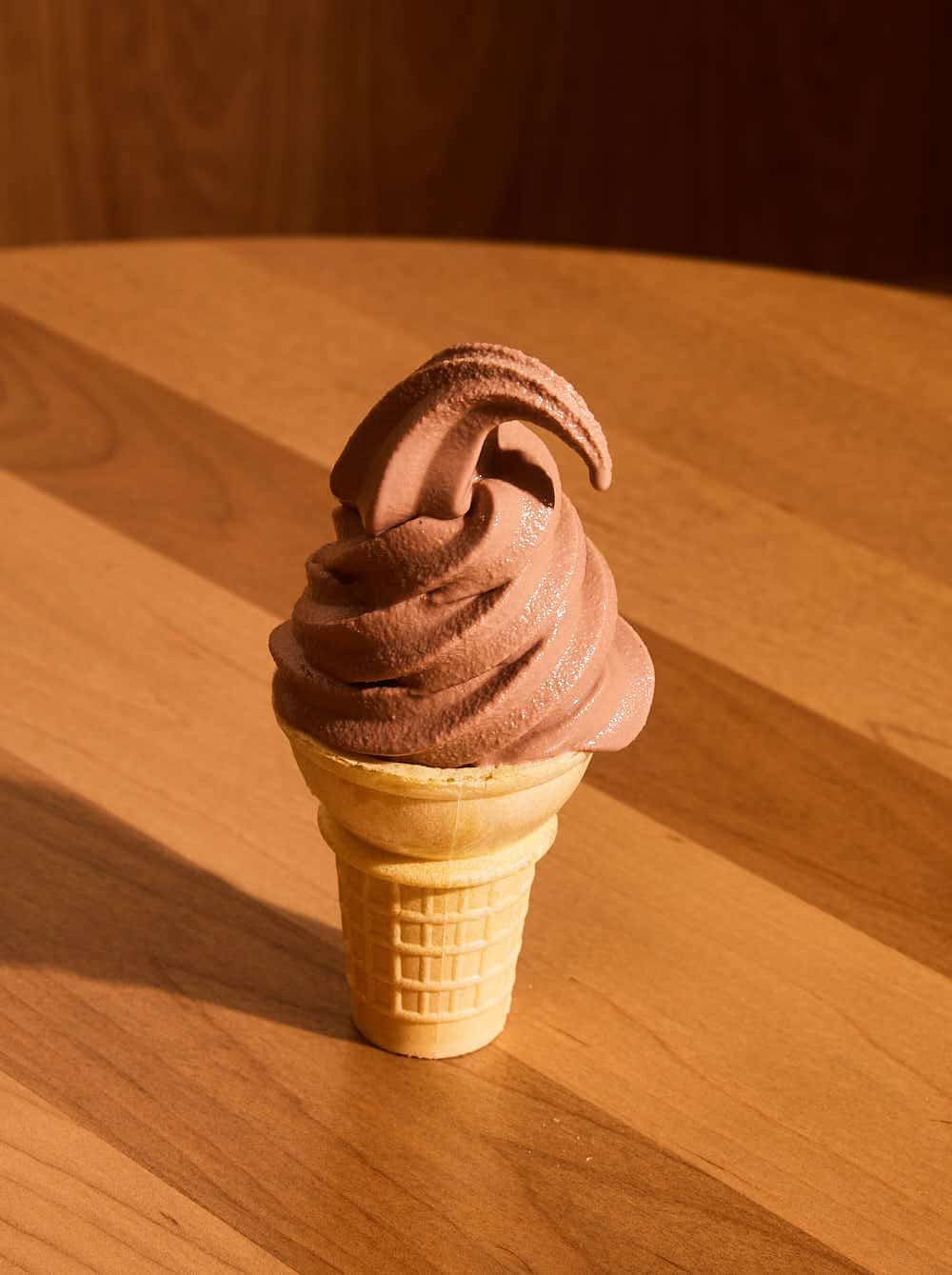 Chocolate soft serve